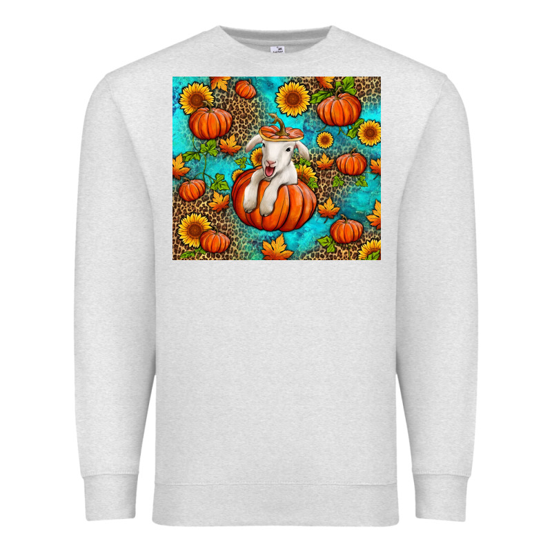 Fall Pumpkin Lamb Premium Sweatshirt by Jasminsmagicworld | Teevron