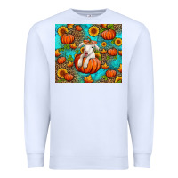 White fall pumpkin lamb Premium Sweatshirt - Jasminsmagicworld