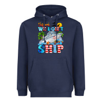 Navy this week we don't give a ship Heavyweight Hoodie - Artiststas