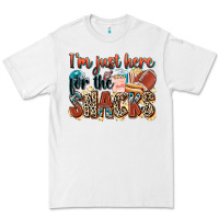 I'm Just Here For The Snacks American Football Premium Tee | Teevron