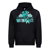 Black ovarian cancer warrior Urban Hoodie - CowGirlArtShop