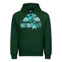 Forest Green ovarian cancer warrior Urban Hoodie - CowGirlArtShop