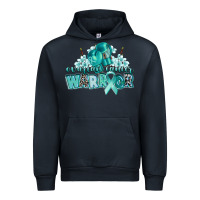 Navy ovarian cancer warrior Urban Hoodie - CowGirlArtShop