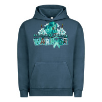 Pigment Midnight Navy ovarian cancer warrior Urban Hoodie - CowGirlArtShop