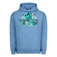 Pigment Pebble Blue ovarian cancer warrior Urban Hoodie - CowGirlArtShop