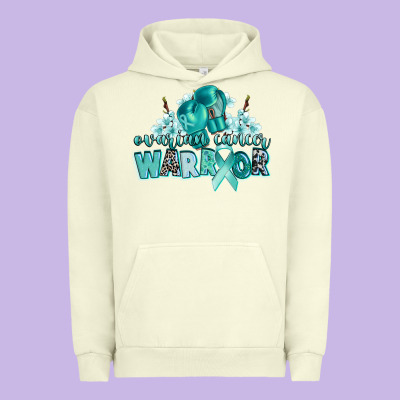Ovarian Cancer Warrior Urban Hoodie Designed By Cowgirlartshop