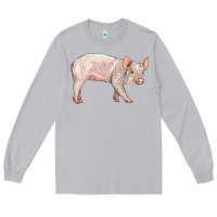 Moon Dust american yorkshire pig  baby Long Sleeve Tee - LillyAllenDesigns