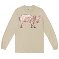 Mushroom american yorkshire pig  baby Long Sleeve Tee - LillyAllenDesigns