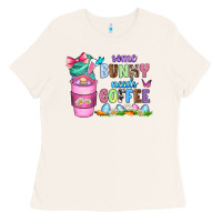 Bone some bunny needs coffee with gnomes Ladies Tee - Zillion Design Studio