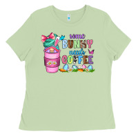 Matcha some bunny needs coffee with gnomes Ladies Tee - Zillion Design Studio