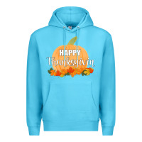 Ocean Blue Happy Thanksgiving Premium Hoodie - Bettercallsaul