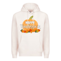 Pale Pink Happy Thanksgiving Premium Hoodie - Bettercallsaul