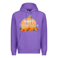 Purple Happy Thanksgiving Premium Hoodie - Bettercallsaul