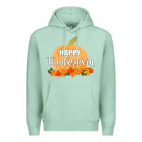 Seafoam Happy Thanksgiving Premium Hoodie - Bettercallsaul