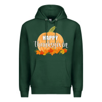 Sports Green Happy Thanksgiving Premium Hoodie - Bettercallsaul