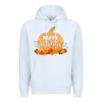 White Happy Thanksgiving Premium Hoodie - Bettercallsaul
