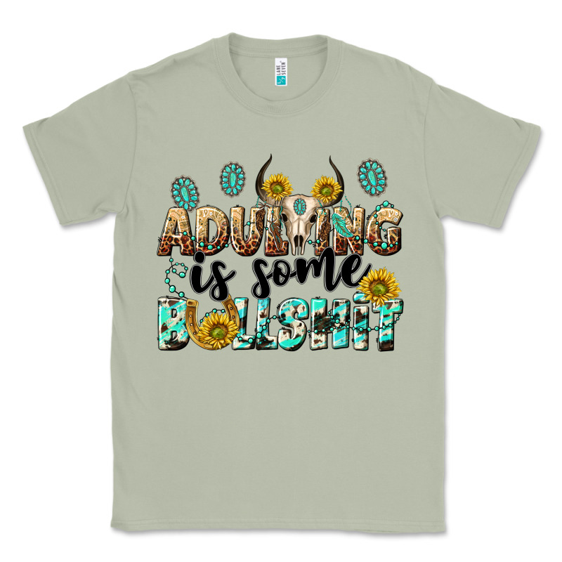 Adulting Is Some Bullshit Classic Tee by NancyCooperArtShop | Teevron
