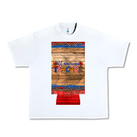 White all american teacher 12 oz slim can cooler Urban Heavy Tee - Artiststas