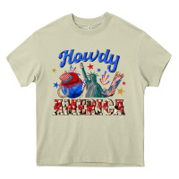 Mossy howdy america western Heavy Core Tee - texasbilliewilder
