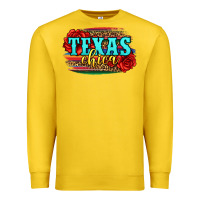 Lemon Texas Chica with roses Premium Sweatshirt - Jasminsmagicworld