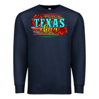 Navy Texas Chica with roses Premium Sweatshirt - Jasminsmagicworld