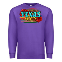 Purple Texas Chica with roses Premium Sweatshirt - Jasminsmagicworld