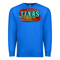 True Royal Texas Chica with roses Premium Sweatshirt - Jasminsmagicworld