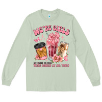 Matcha were girls of course we need three drinks at all t Long Sleeve Tee - JahusDesignShop