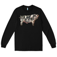 Black Spotted Pig Long Sleeve Tee - LillyAllenDesigns