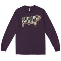 Plum Spotted Pig Long Sleeve Tee - LillyAllenDesigns