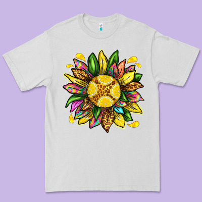 Lemon Sunflower Premium Tee Designed By Texasbilliewilder