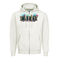 Oatmeal Heather faith can move mountains cross Zipper Hoodie - NancyCooperArtShop