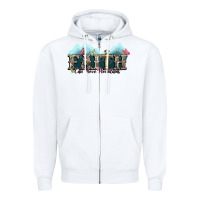 White faith can move mountains cross Zipper Hoodie - NancyCooperArtShop