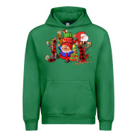 Emerald christmas joy  gnome Urban Hoodie - CowGirlArtShop
