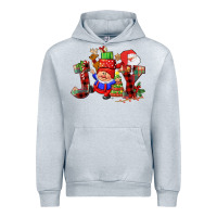 Heather Grey christmas joy  gnome Urban Hoodie - CowGirlArtShop