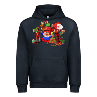 Navy christmas joy  gnome Urban Hoodie - CowGirlArtShop
