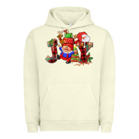 Pigment Pistachio christmas joy  gnome Urban Hoodie - CowGirlArtShop