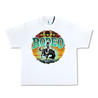 White rodeo Urban Heavy Tee - JahusDesignShop