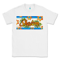 White shalom with olive branch Classic Tee - AdoDesignShop