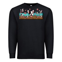 Black french bulldogs Premium Sweatshirt - Jasminsmagicworld