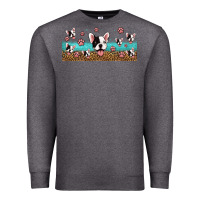 Charcoal Heather french bulldogs Premium Sweatshirt - Jasminsmagicworld