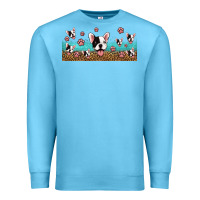 Ocean Blue french bulldogs Premium Sweatshirt - Jasminsmagicworld