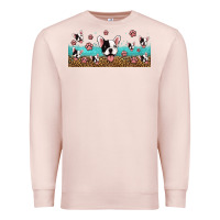 Pale Pink french bulldogs Premium Sweatshirt - Jasminsmagicworld