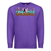Purple french bulldogs Premium Sweatshirt - Jasminsmagicworld
