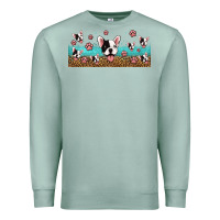 Seafoam french bulldogs Premium Sweatshirt - Jasminsmagicworld