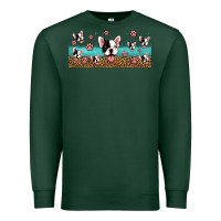 Sports Green french bulldogs Premium Sweatshirt - Jasminsmagicworld