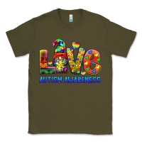 Army Green autism awareness love Classic Tee - BarkalooDesign