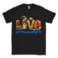 Black autism awareness love Classic Tee - BarkalooDesign