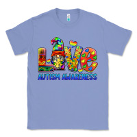 Colony Blue autism awareness love Classic Tee - BarkalooDesign