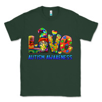 Sports Green autism awareness love Classic Tee - BarkalooDesign